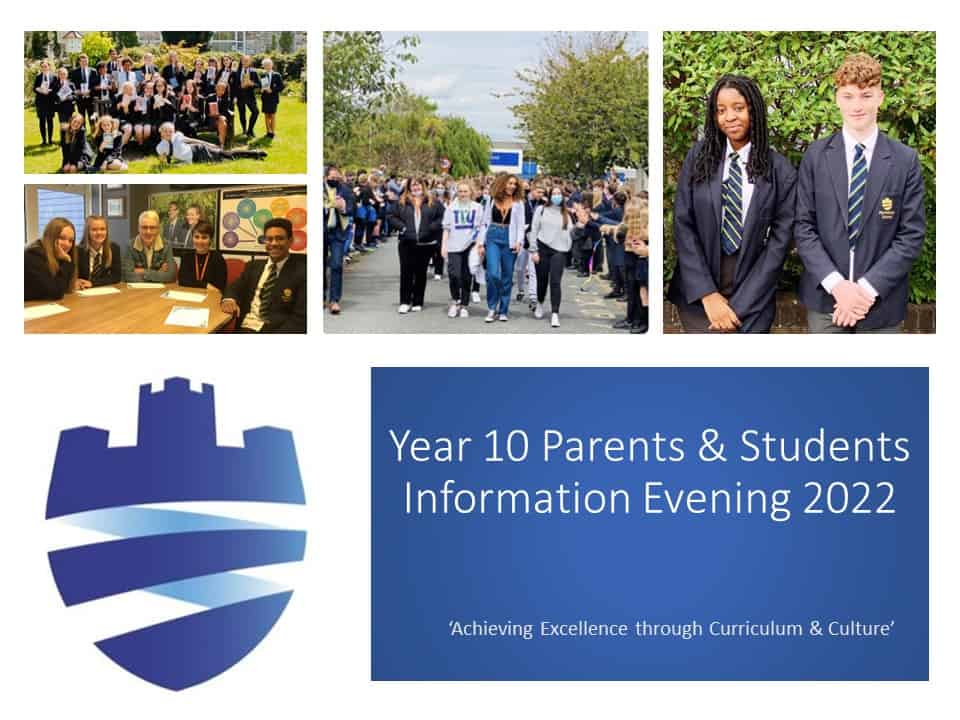 Year 10 Parents & Students Information Evening