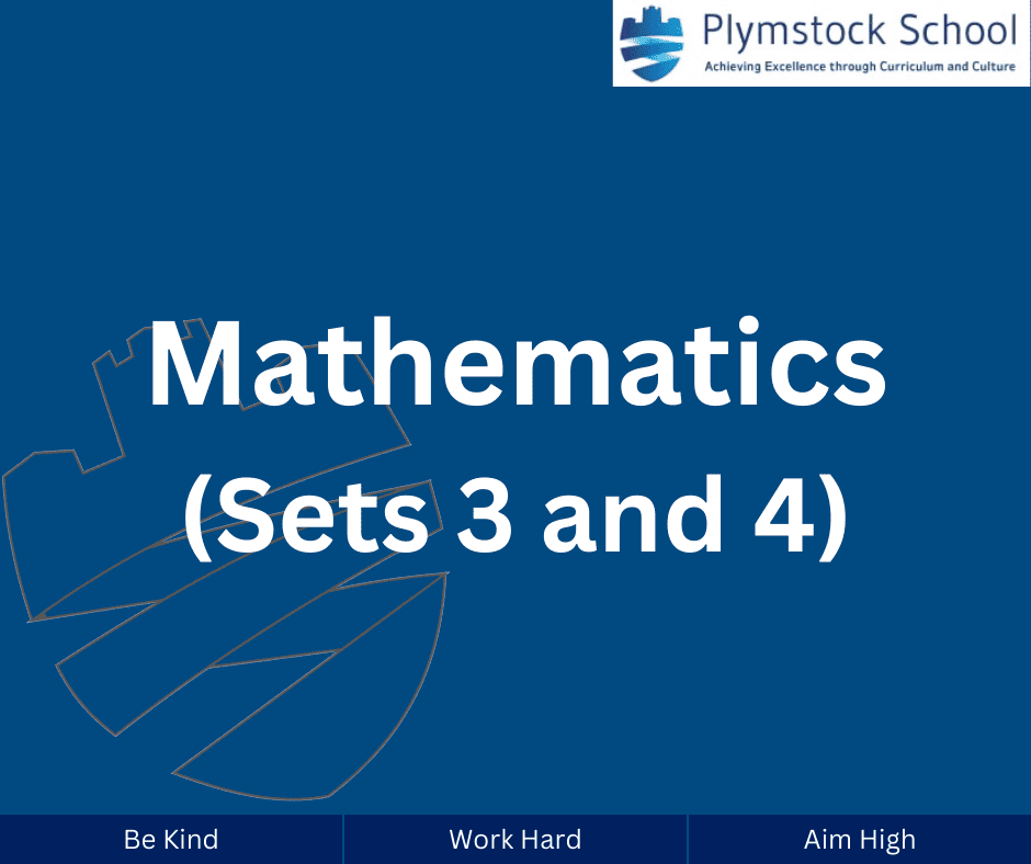 Maths (Sets 3 and 4) Remote Curriculum